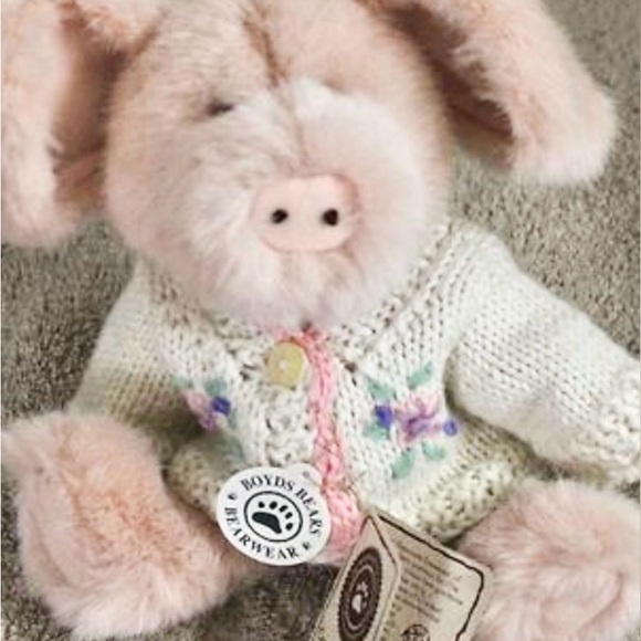 Boyds Bears Other - Boyd’s Bears Plush Pig - Vintage 1991
